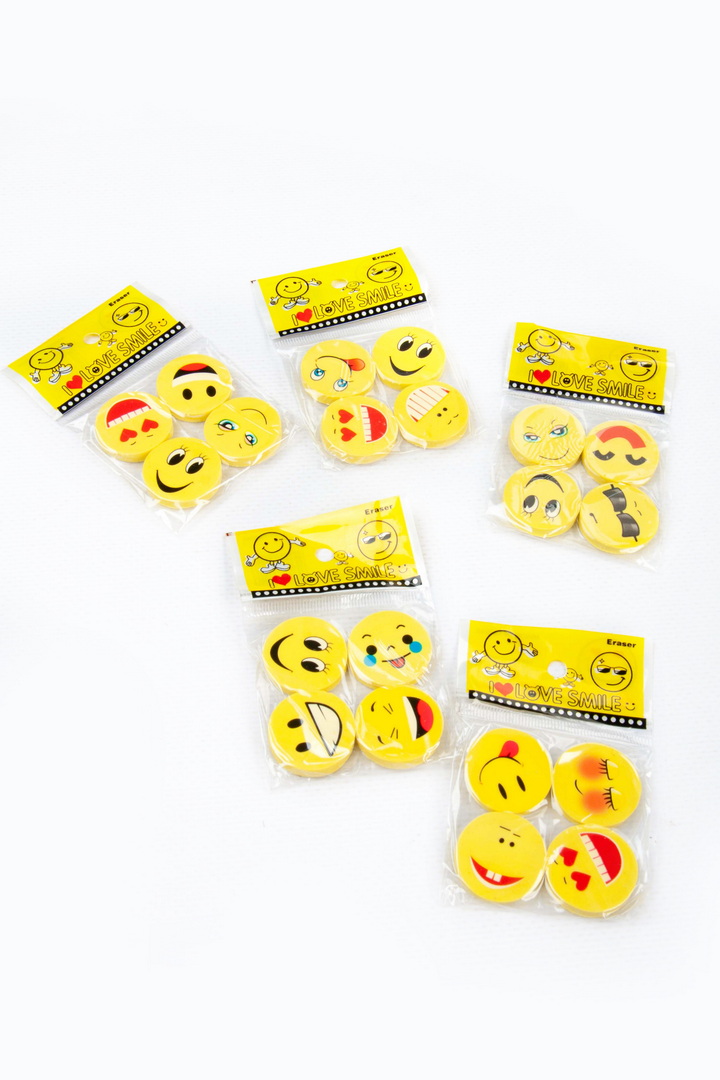 Ластик кольоровий "Смайлик"